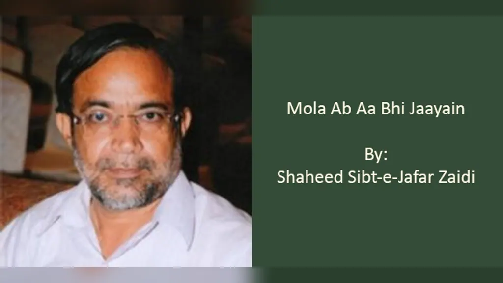 Mola Ab Aa Bhi Jaayain – Sibt-e-Jafar